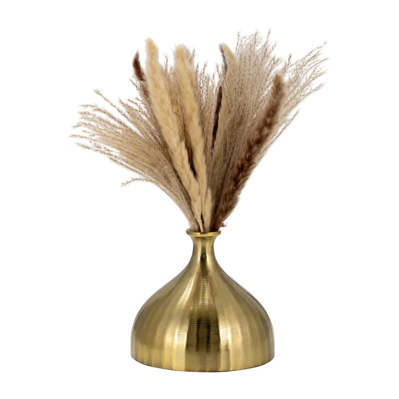 Sagebrook Home Metal Bulbous Vase