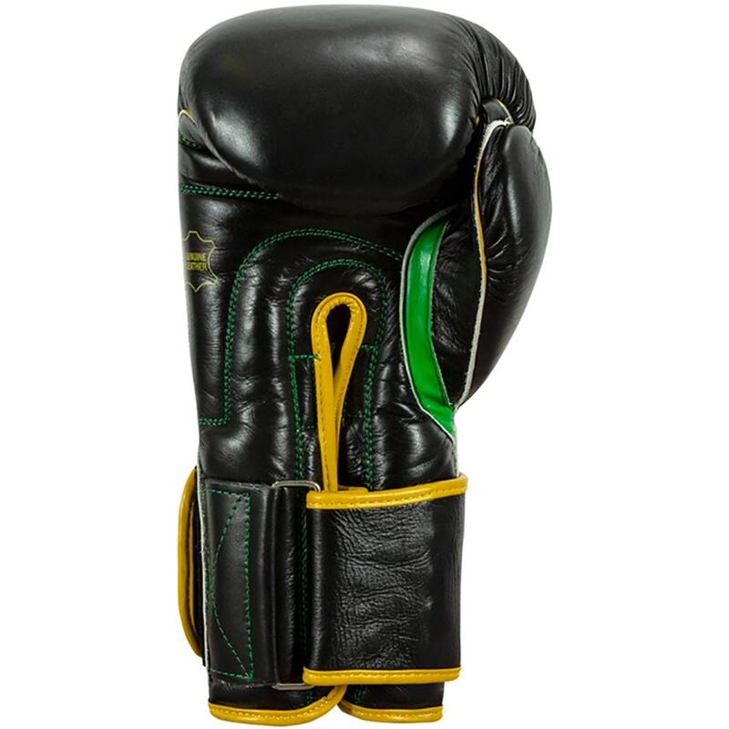 Title Boxing WBC Hook and Loop Bag Gloves - Black/Green