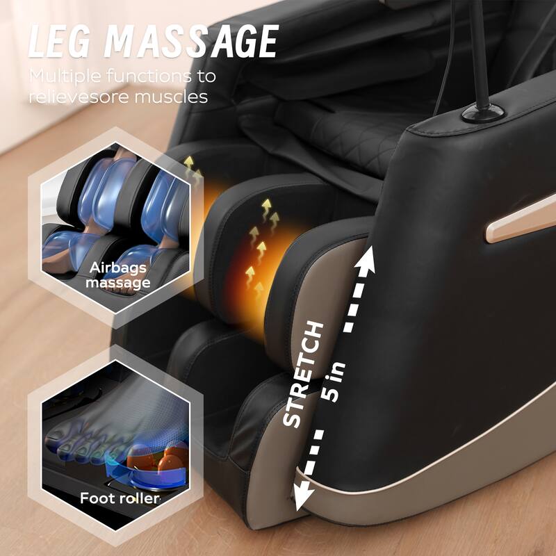 Massage Chair Recliner with Zero Gravity with Full Body Air Pressure
