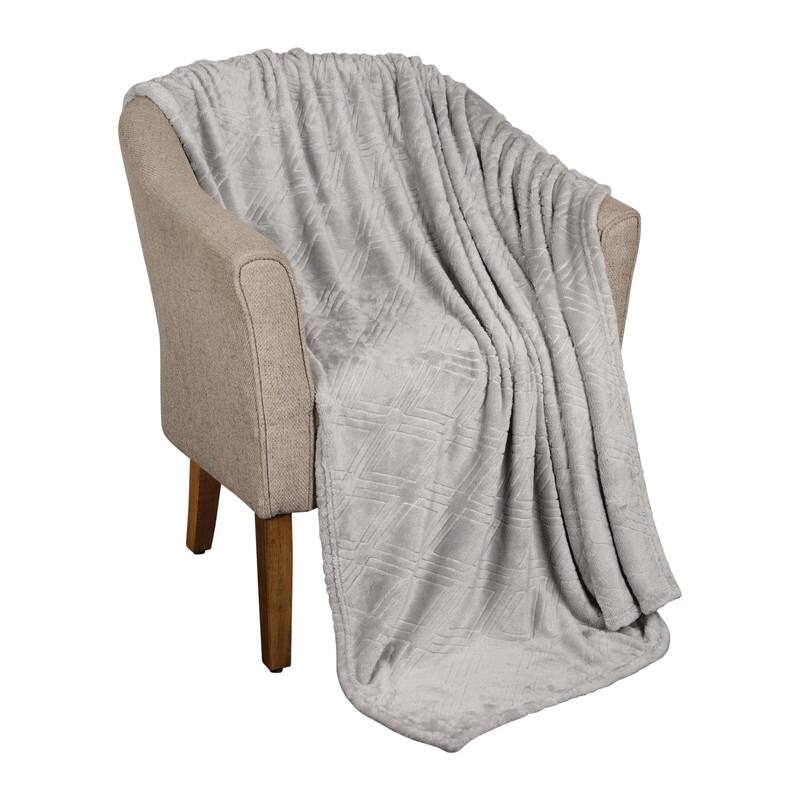 Superior Atka Diamond Soft Fluffy Fleece Blanket