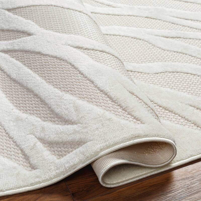 Livabliss San Diego Abstract Stripe Indoor/ Outdoor Area Rug