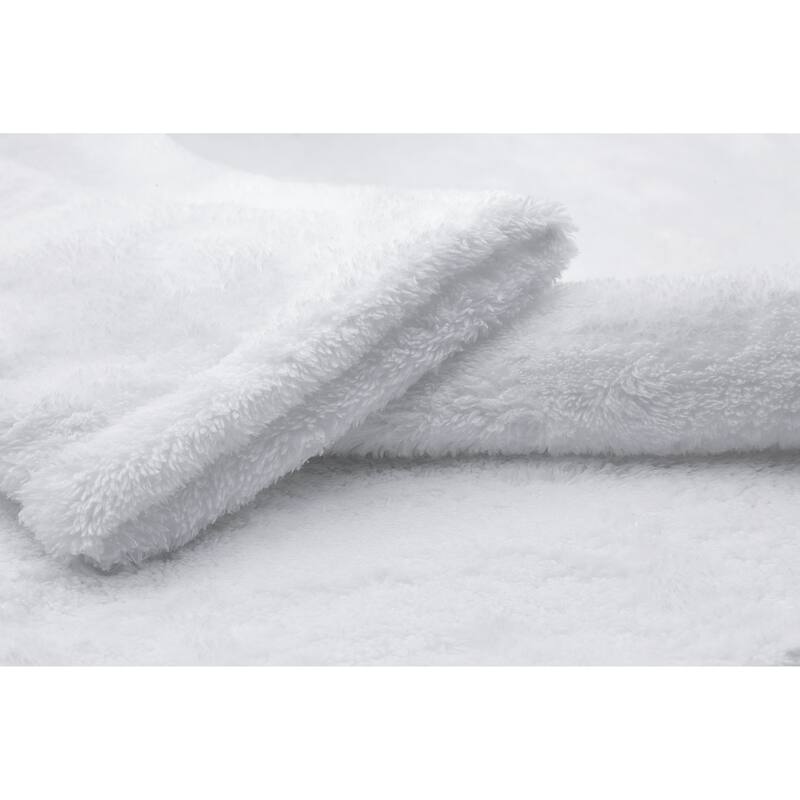 American Soft Linen Mens and Womens Robe Warm Fleece Unisex Bathrobe