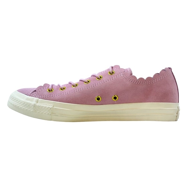 pink and gold converse
