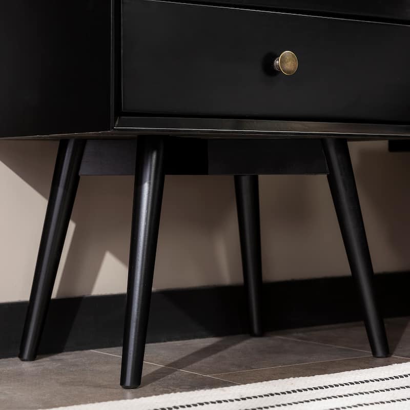Middlebrook Mid-Century Solid Wood 2-Drawer Nightstand (Set of 2)