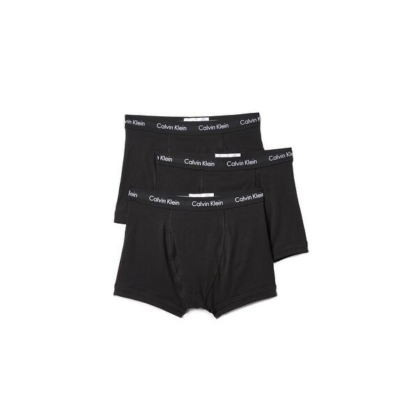 Shop Calvin Klein Mens Underwear Black Size Xl Stretch Cotton