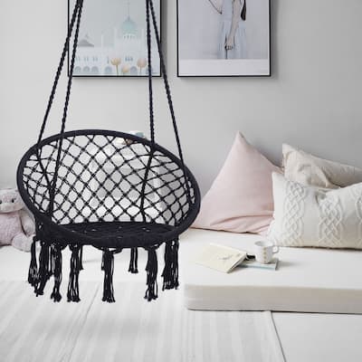 Cotton Hammock Chair Supports up to 330 LBS