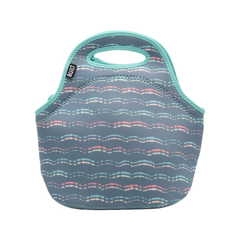Built Gourmet Getaway Neoprene Lunch Bag - Scallop Stripe