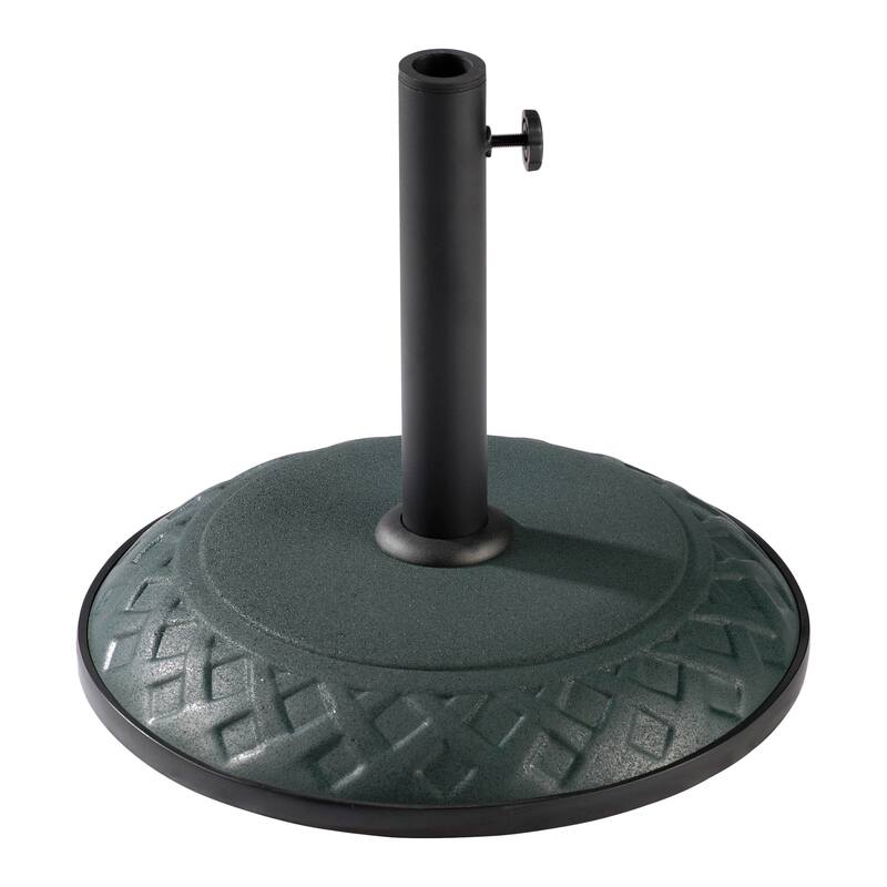 Seville 33-pound Resin Compound Patio Umbrella Base - Forest Green