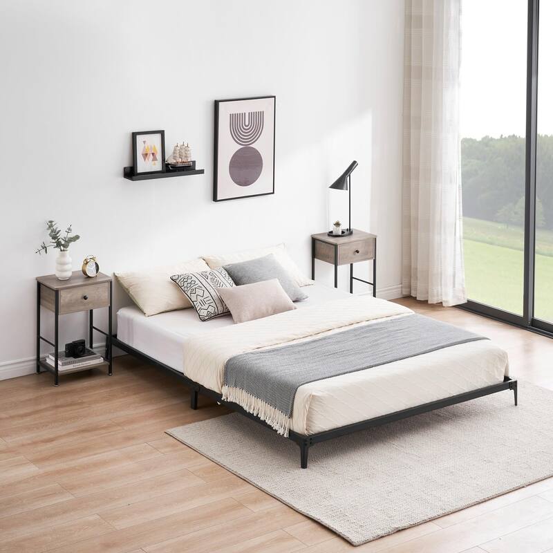 Heavy Duty Metal Platform Bed Frame