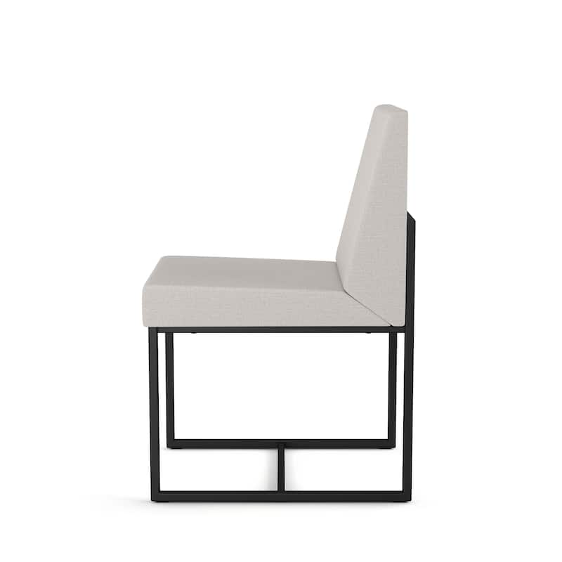 Amisco Derry Upholstered Dining Chair with Metal Legs