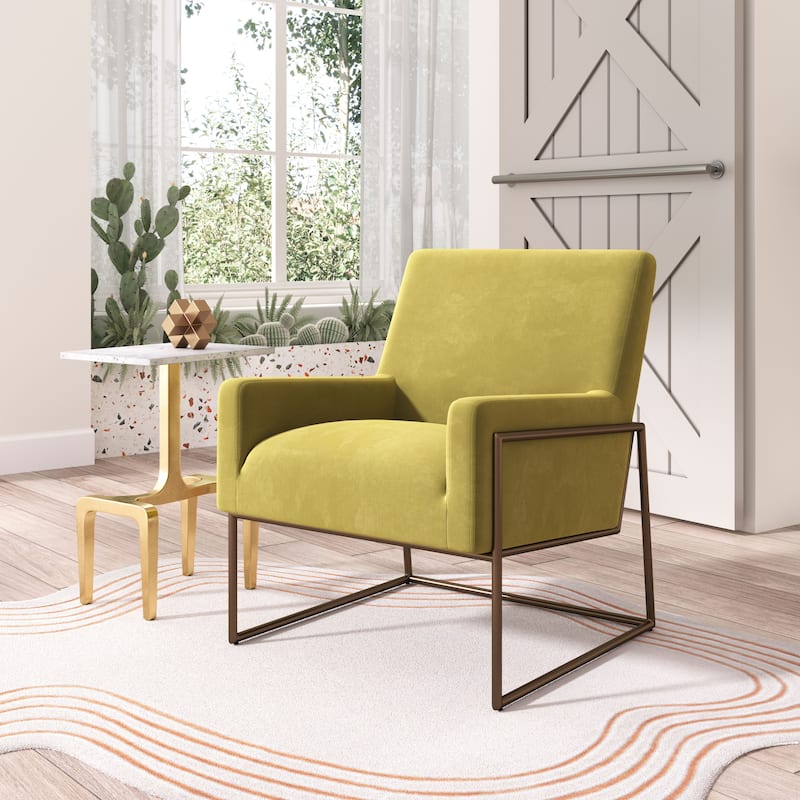 New York Accent Chair Olive Green - Olive Green
