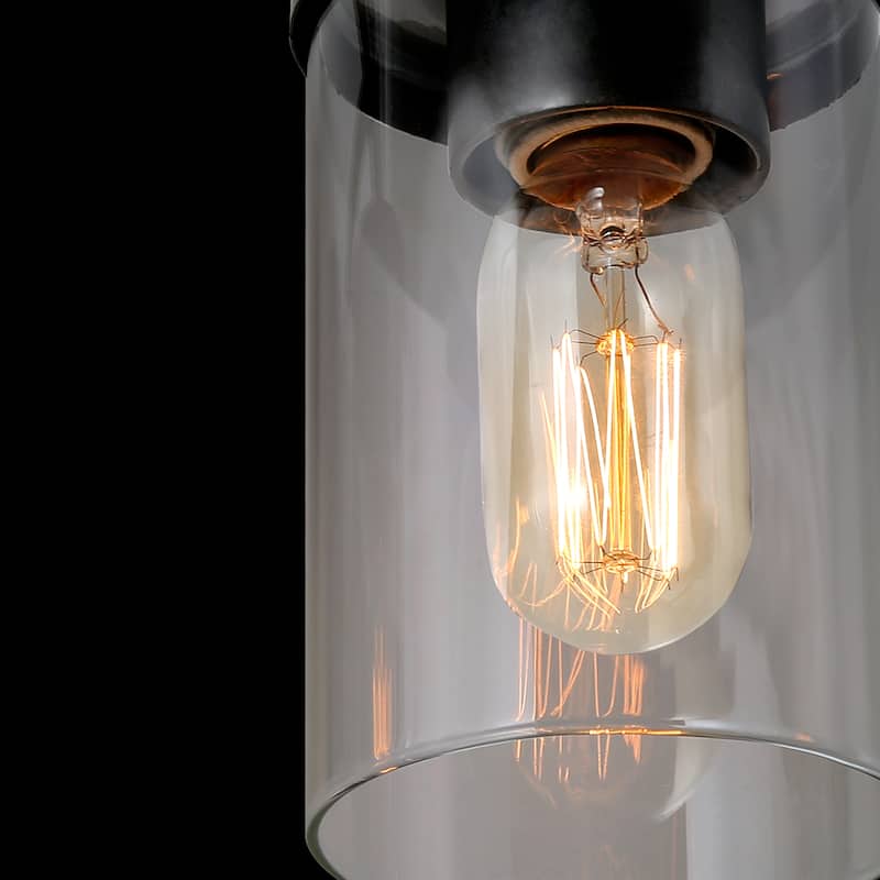 Fora Modern Farmhouse 3/4-Light Bathroom Vanity Lights Glass Wall Sconces