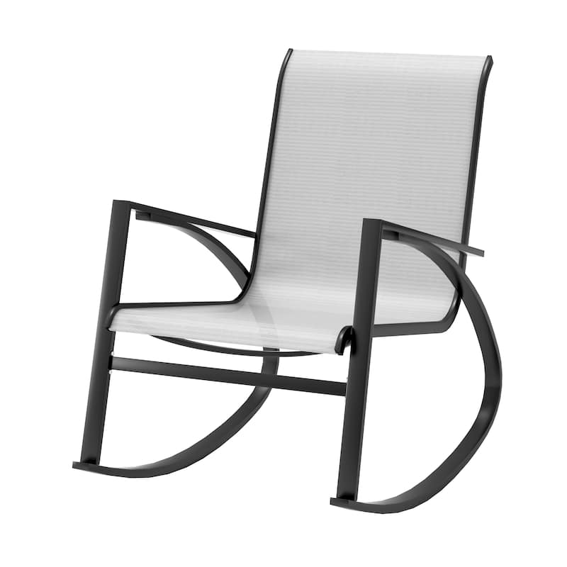 Corvus Antonio Outdoor Sling Fabric Rocking Chair