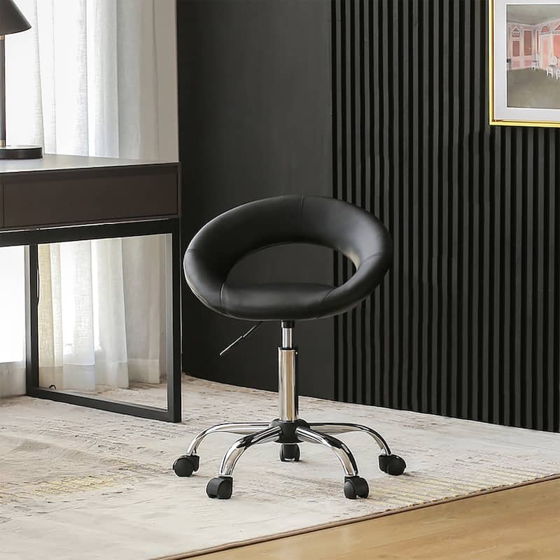 PU Leather Salon Spa Rolling Stool