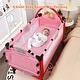 preview thumbnail 6 of 10, Pink Baby Crib Playpen Playard Pack Travel Infant Bed Foldable - 8.4'' x 25.6'' x 30''