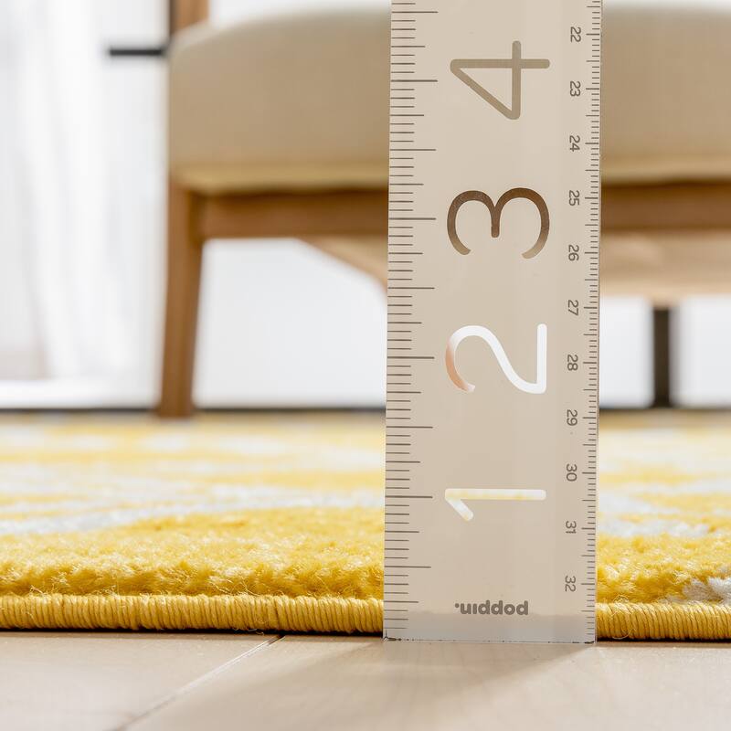 Well Woven Starbright Calipso Trellis Kids Area Rug