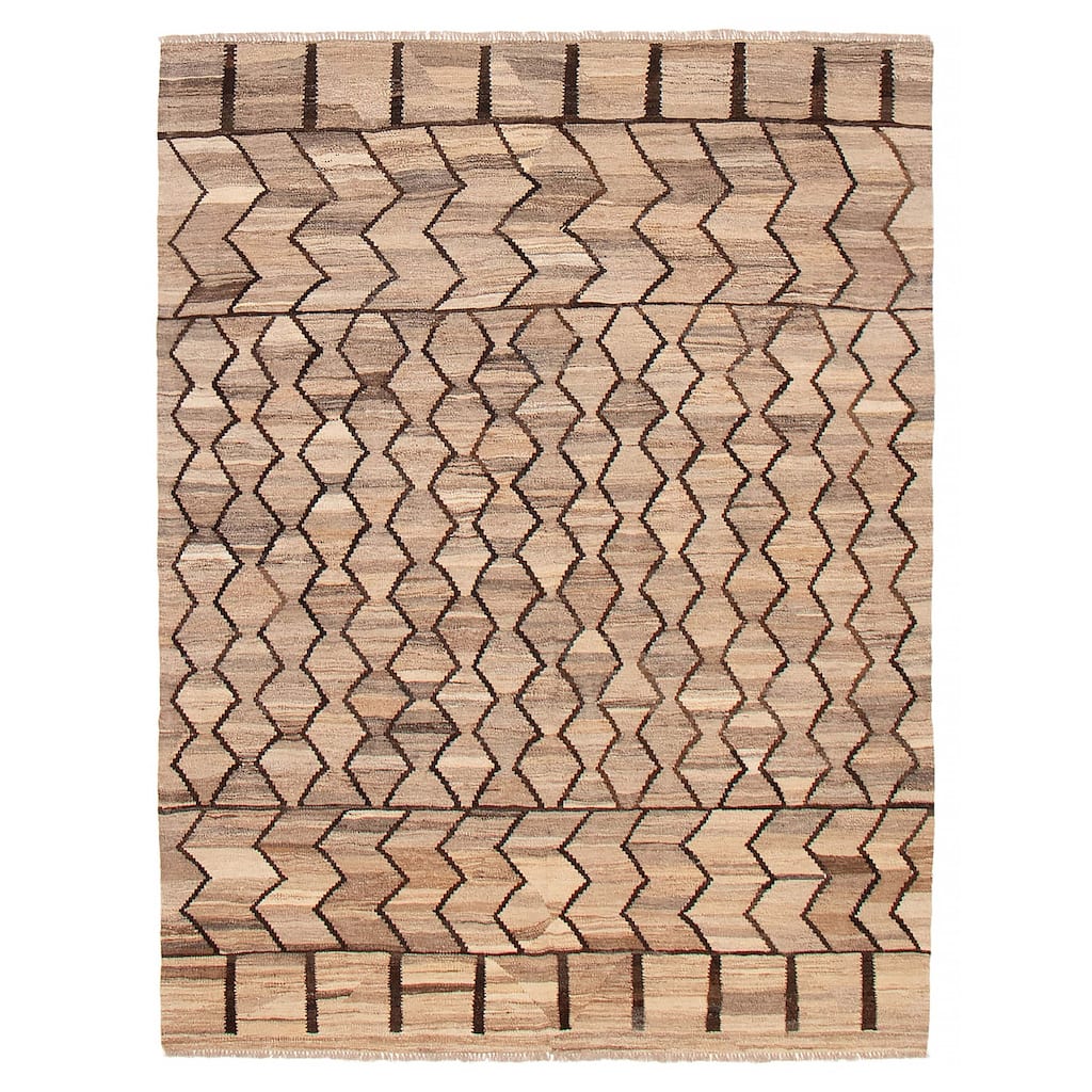 Sivas Taupe Kilim 6'1" x 8'0" - 6'1 x 8'0