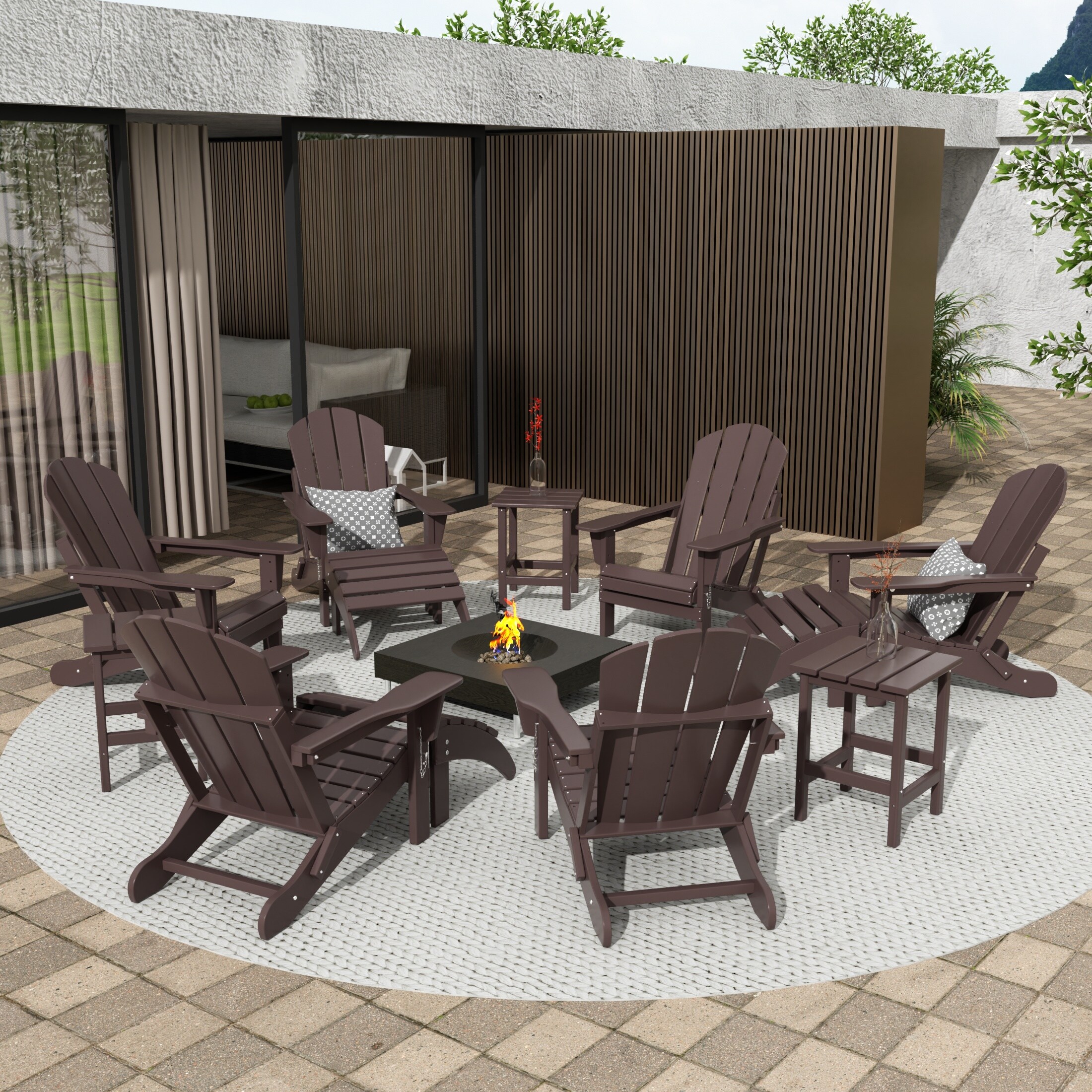 Adirondack conversation shop set