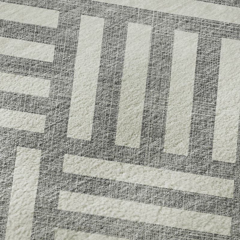 Premium Washable Super Soft Contemporary Mosaic Mayfield Rug