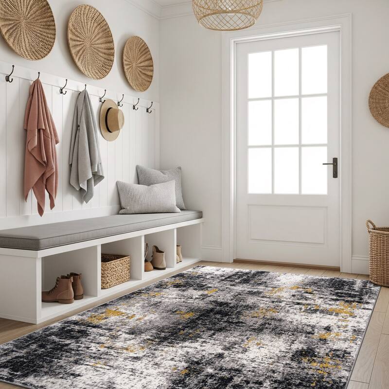 World Rug Gallery Adare Contemporary Abstract Area Rug