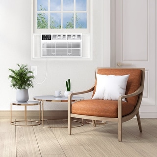 Whirlpool 8,000 BTU 115V Window-Mounted Air Conditioner with Supplemental Heat & Remote Control, up to 350 sq. ft.