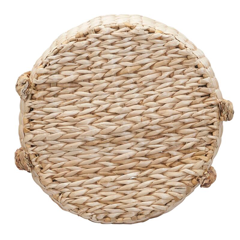 Household Essentials Cattail and Paper Terra Basket - 13.8"L x 13.8"W x 13.8"H