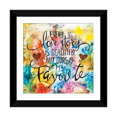 iCanvas "Every Love Story Is Beautiful" by Ivan Guaderrama