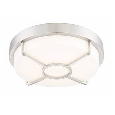 Designers Fountain Single Light 14" Wide LED Smart Home Flush Mount