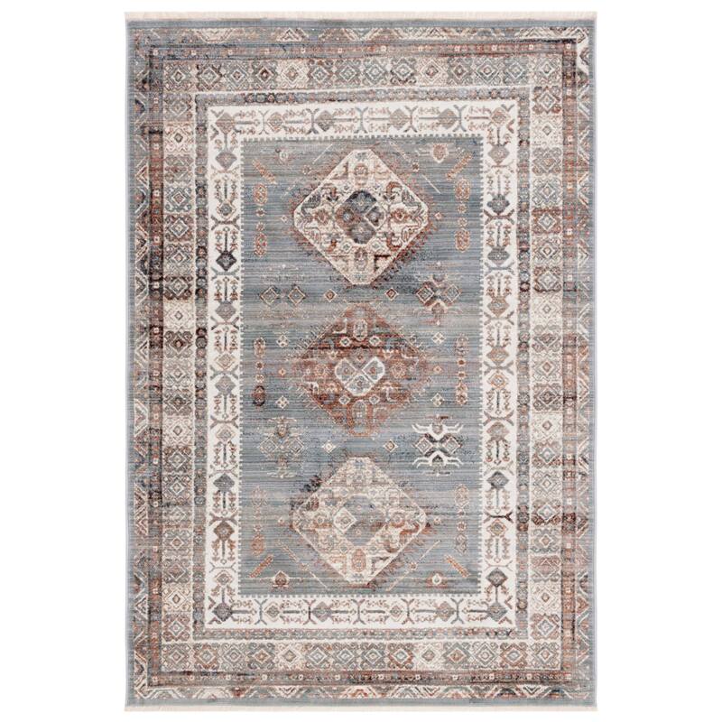 SAFAVIEH Vintage Persian Rosetta Rug - 5'3" x 7'7" - Grey/Cream
