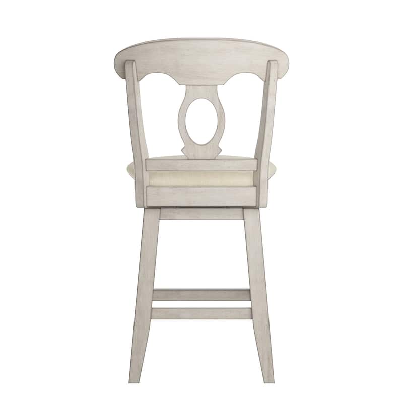 Eleanor Napoleon Back Wood Swivel Chair by iNSPIRE Q Classic