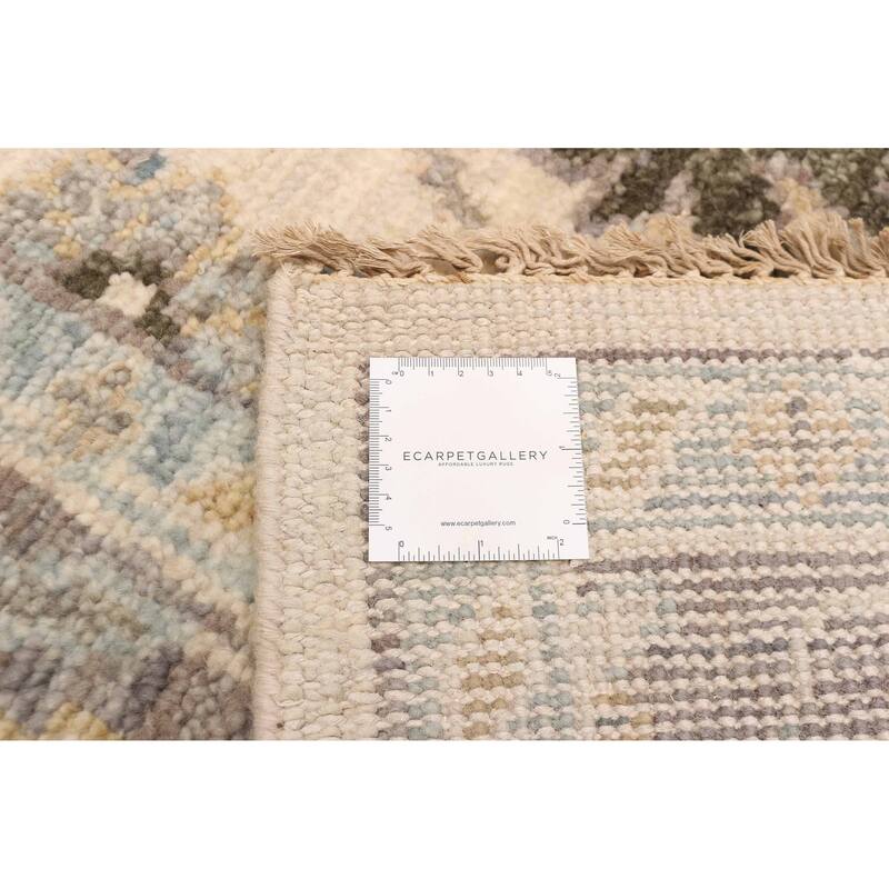 ECARPETGALLERY Hand-knotted Jules Serapi Cream Wool Rug - 7'9 x 9'11