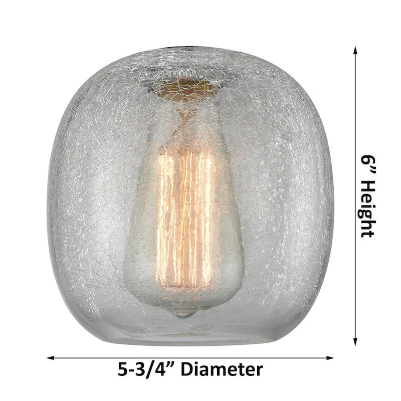 Innovations Lighting Belfast 6" Wide Mini Pendant - Cord Suspension - Oil Rubbed Bronze / Matte White