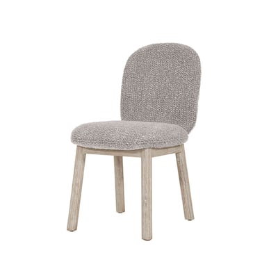 Willow Upholstered Acacia Dining Chair (Set of 2)