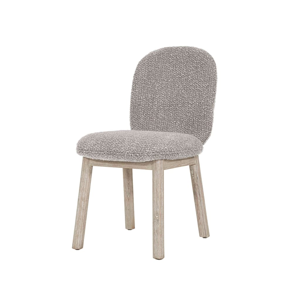 Willow Upholstered Acacia Dining Chair (Set of 2)