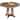 47-Inch Round Wooden Dining Table for 4, Sturdy Kitchen Table with Modern Legs