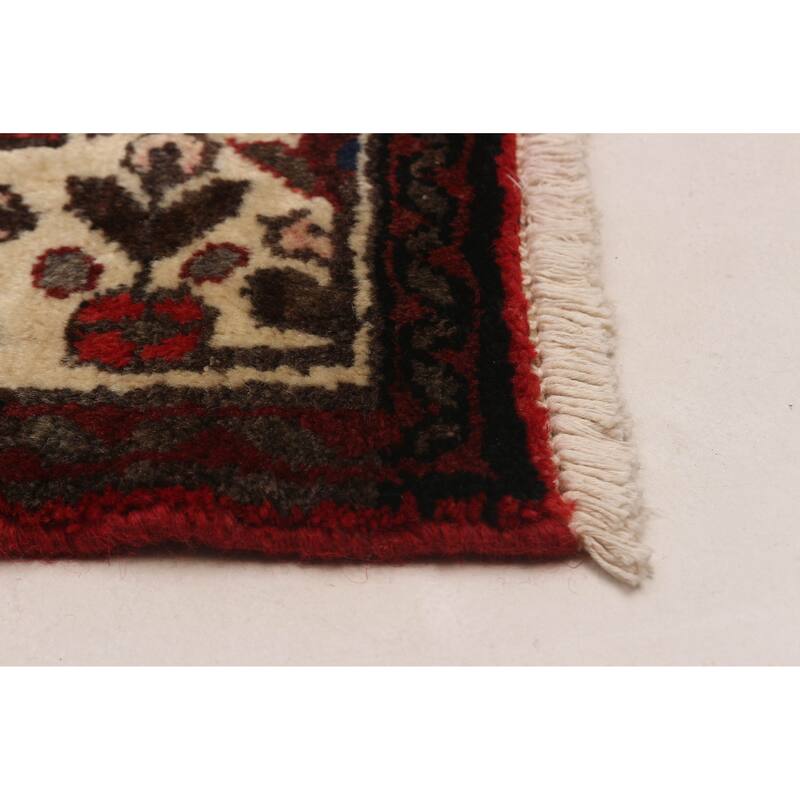 ECARPETGALLERY Hand-knotted Andelz Red Wool Rug - 3'8 x 10'3