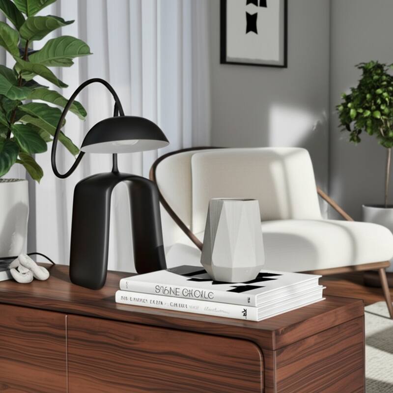 Ceramic Decorative Vase Faceted Geometric Angular Contemporary Design - 7" x 7" x 8.25"