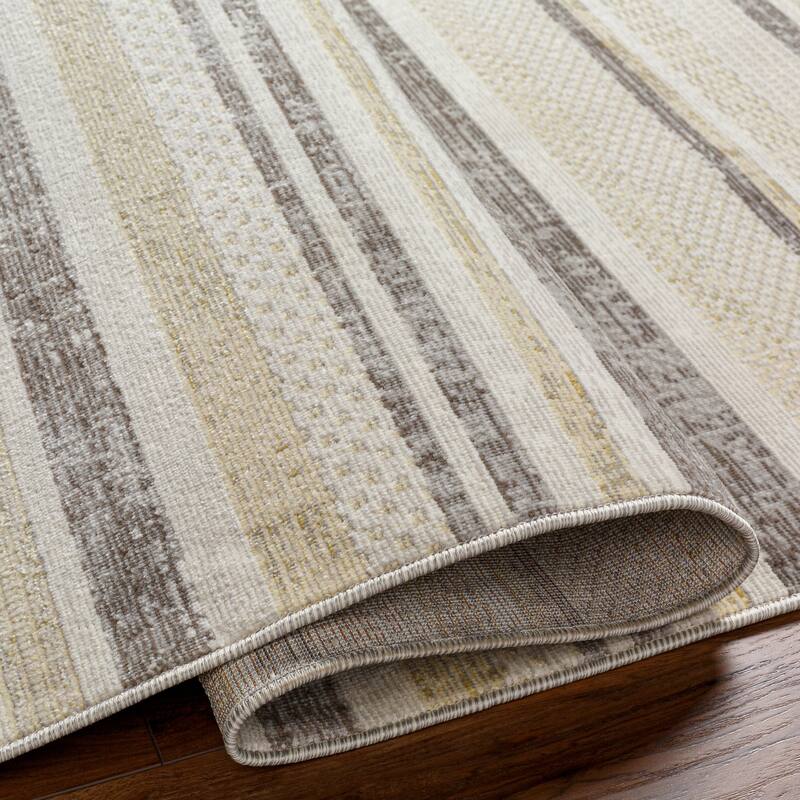 Livabliss Shaoli Casual Striped Indoor/ Outdoor Area Rug