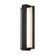 preview thumbnail 4 of 9, 1-Light Modern Black Aluminum Integrated LED IP54 Waterproof Outdoor Wall Light - 13.5 in. H x 4.7 in. W x 2.6 in. D