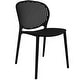 preview thumbnail 38 of 56, Modern Plastic Garden Patio Indoor or Outdoor Dining Stackable Chair UV Protected Armless With Dot Back Surf