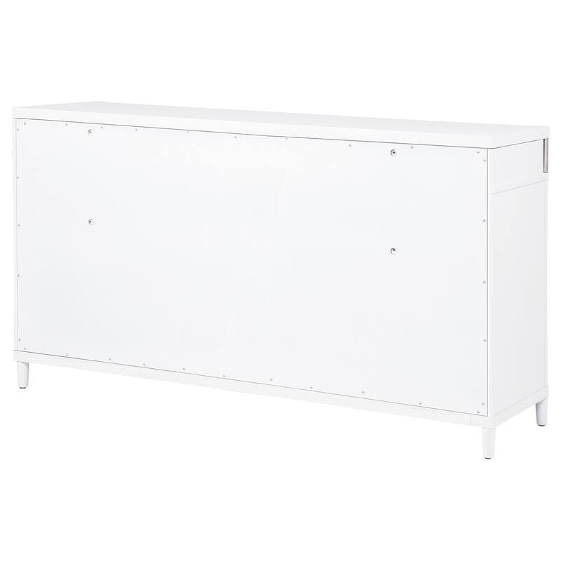 Gracemont 8-drawer Bedroom Dresser Cabinet White