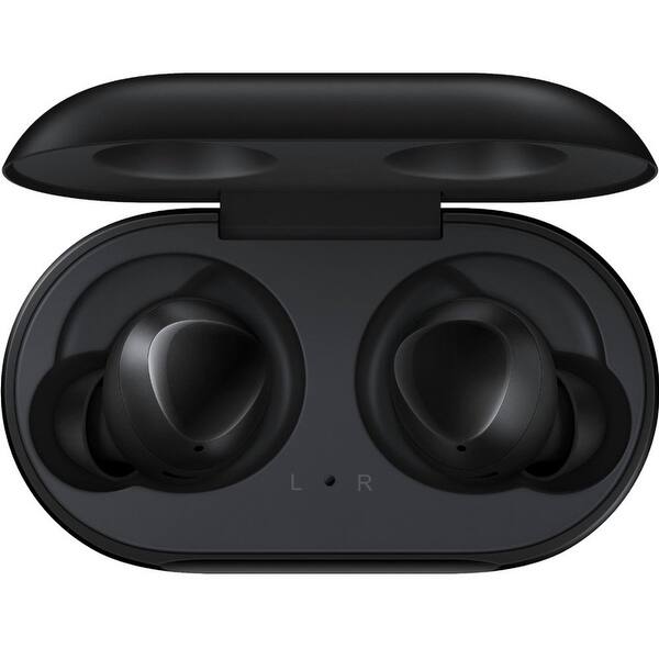 Shop Samsung Galaxy Buds 2019 Bluetooth True Wireless Earbuds Wireless Charging Case Included Black 1 6 X 3 7 X 3 4 Overstock 29344765