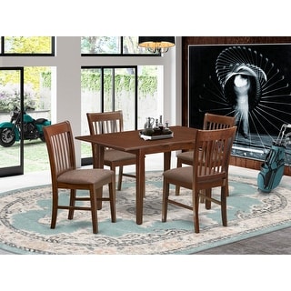 Mahogany Table with 12 Leaf and 4 5-pc Dining Set