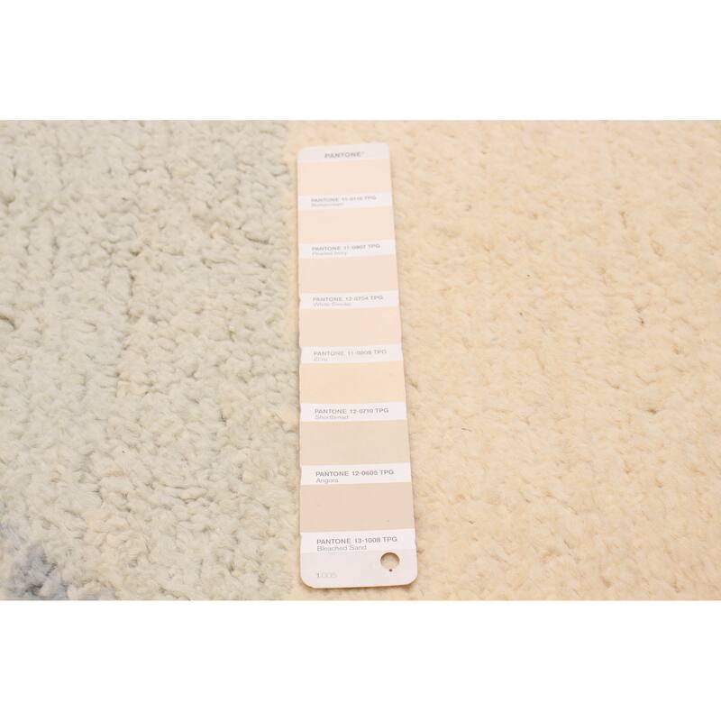 ECARPETGALLERY Hand-knotted Pak Finest Marrakesh Cream Wool Rug - 2'8 x 11'9