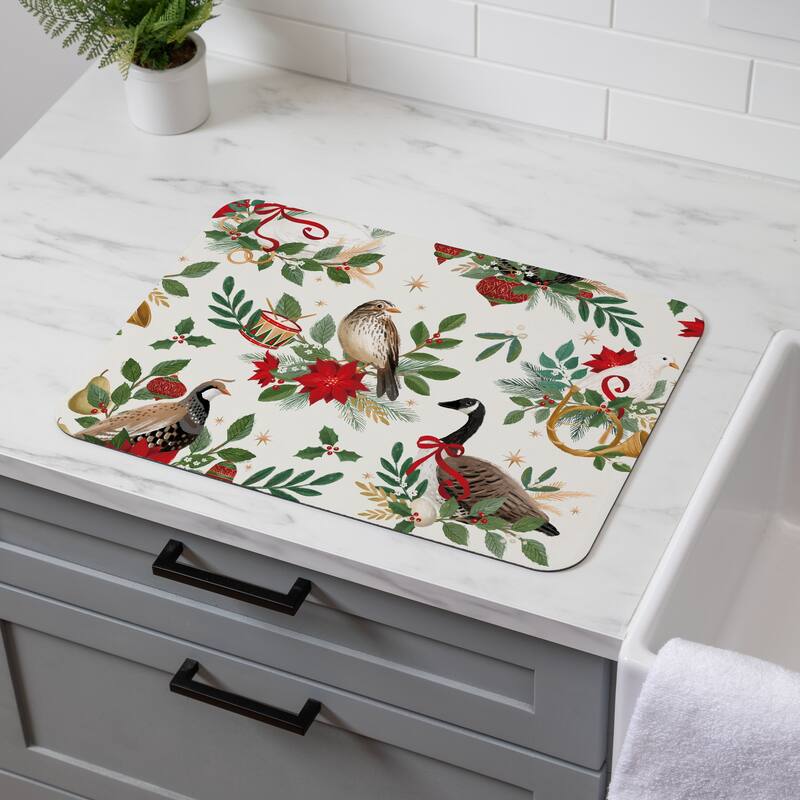 Partridge and Goose Drying Mat - 20" x 15"