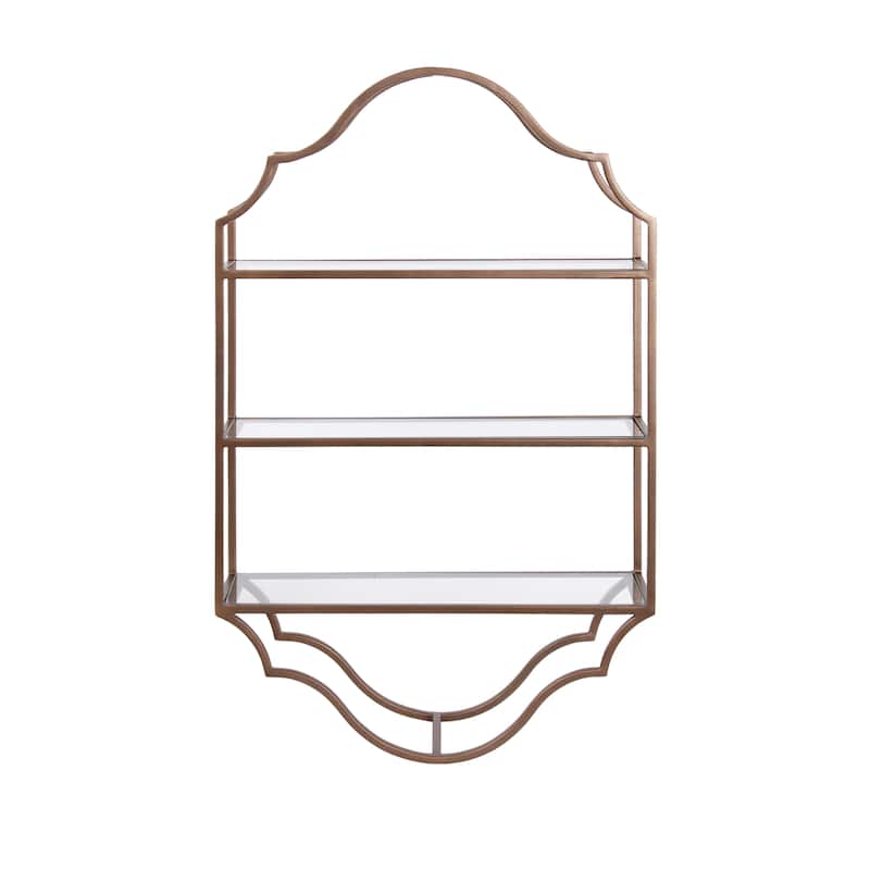 Kate and Laurel Leanna Tiered Wall Shelf