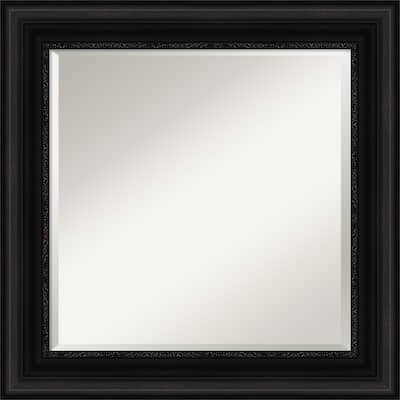 Beveled Bathroom Wall Mirror - Parlor Black Frame - Parlor Black