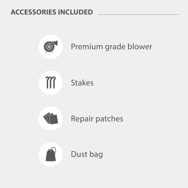 slide 2 of 7, HeroKiddo Octopus Inflatable Bounce House Water Park for Toddlers & Kids with Dual Lane Slide & Air Blower, Indoor Outdoor Play Kids