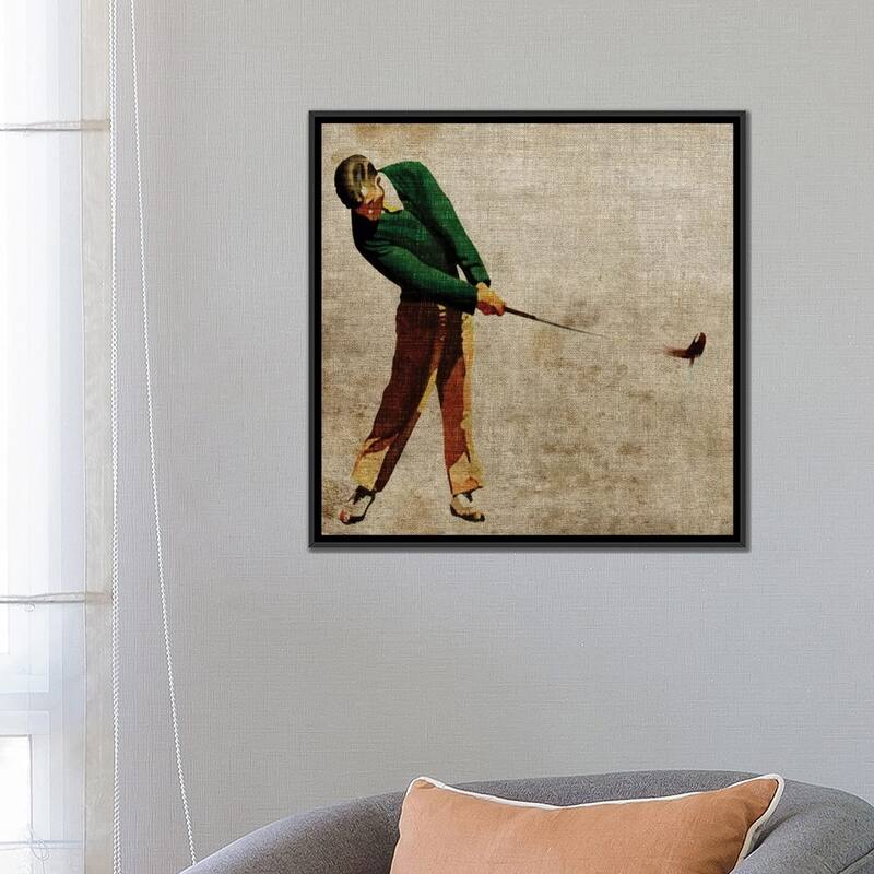 iCanvas "Vintage Sports II" by John Butler Framed Canvas Print