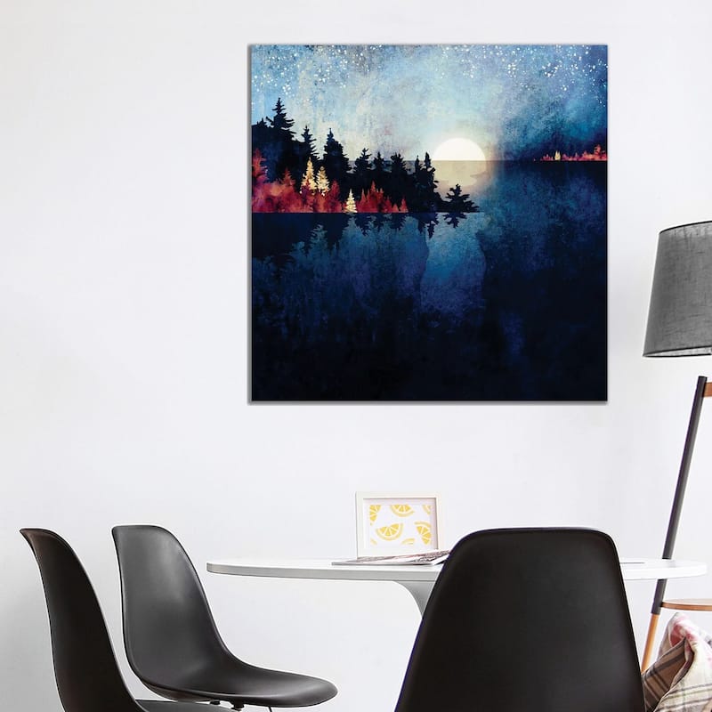 iCanvas "Autumn Moon Reflection" by SpaceFrog Designs Canvas Print - 37x37x1.5